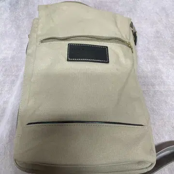 베이지 캔버스 백