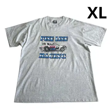 90s USA제 PINE LINE RACING 티셔츠 XL 그레이