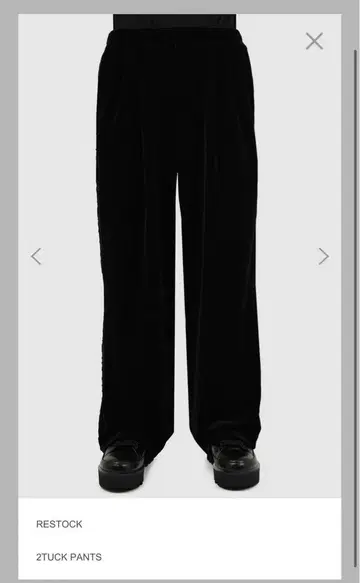ladmusician 2TUCK PANTS 블랙