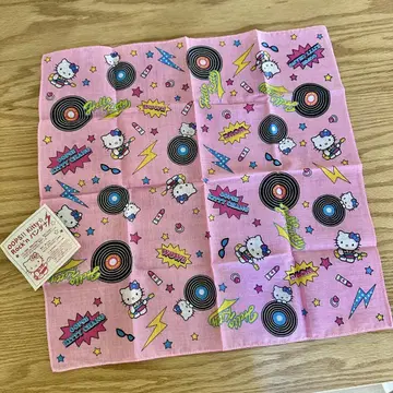 Sanrio Hello kitty OOPS!! Rock'n 반다나 손수건