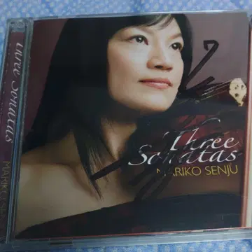 센주 마리코 Three Sonatas 친필 사인 포함