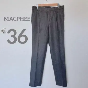 MACPHEE/맥피 슬랙스 그레이 깔끔한