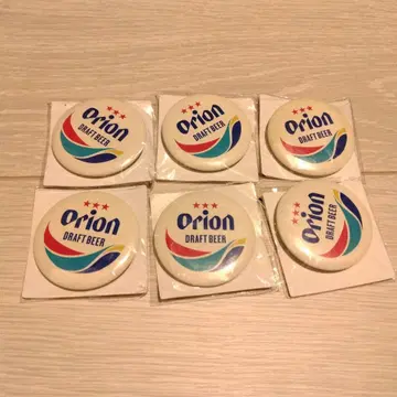 Orion 생맥주 캔뱃지 6개 세트