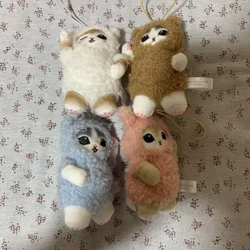 모프 샌드 파자마 냥 마스코트 봉제 인형 전 4종 세트