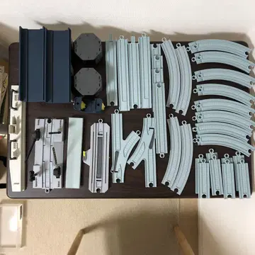 다이소 철도 레일 부품 세트