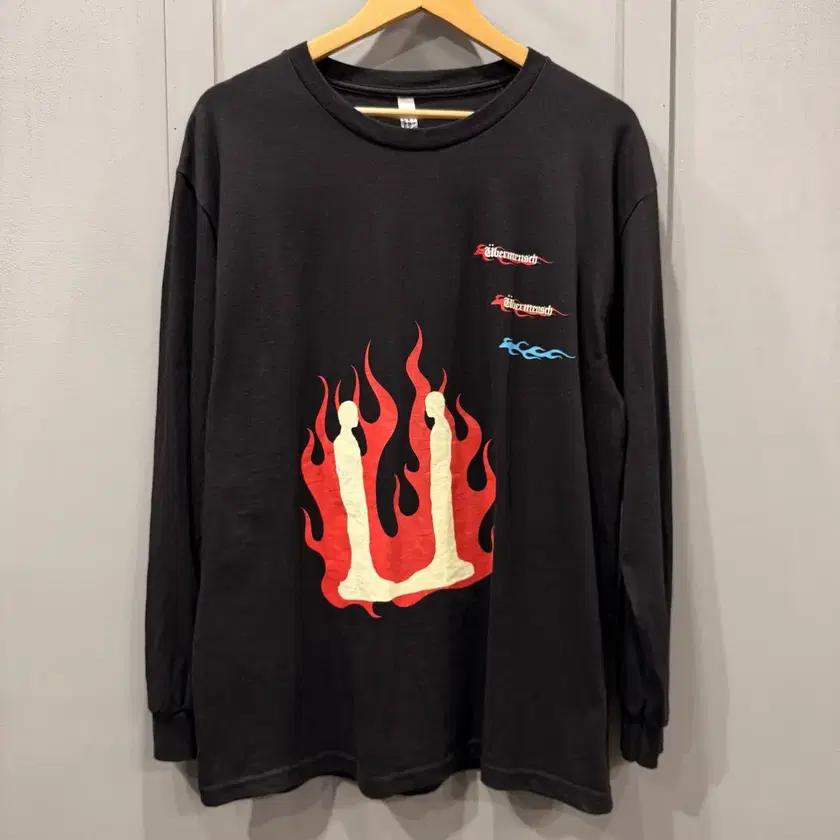 L Uber Mensch G-Dragon Logo Print Long Sleeve T-Shirt on