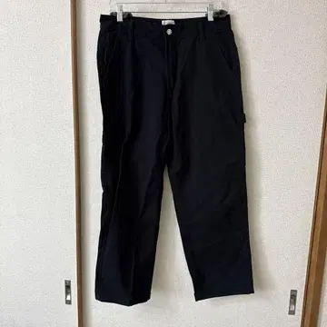 블랙 카고 팬츠 스트레이트