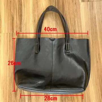 천연 가죽 토트백 일본제