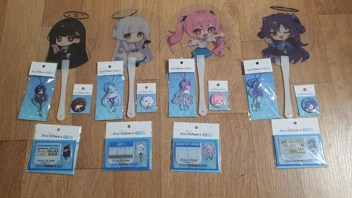 Blue Archive gs25 all items Noah, Yuuka, Rio, Koyuki