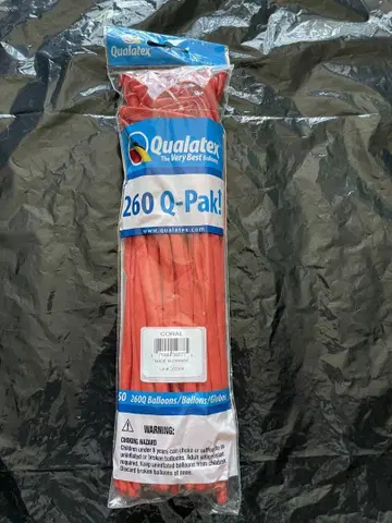 Qualatex 260 Q-Pak 코랄 벌룬 50개입