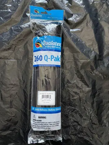 Qualatex 260 Q-Pak 쿼츠 퍼플 50개입