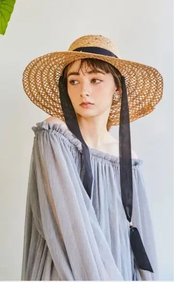 라피아 레이스 카펠린 모자