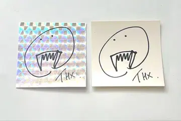 아야노 고 스티커 2장