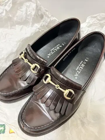 HARUTA 로퍼 브라운 23.5cm