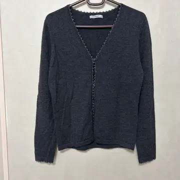 가디건 긴팔 블랙 여성용