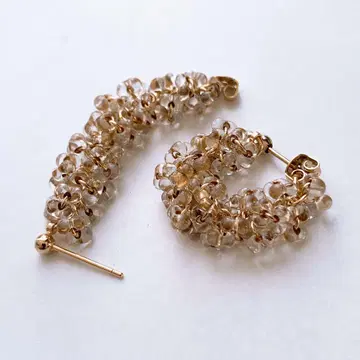 Blanco. 자라키라 귀걸이 브론즈 인 컬러