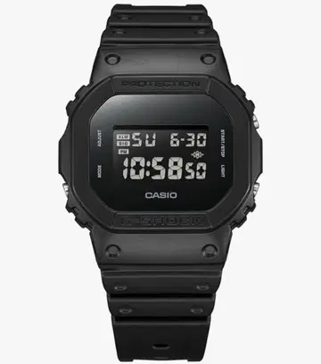 CASIO 지샥 디지털 시계 블랙