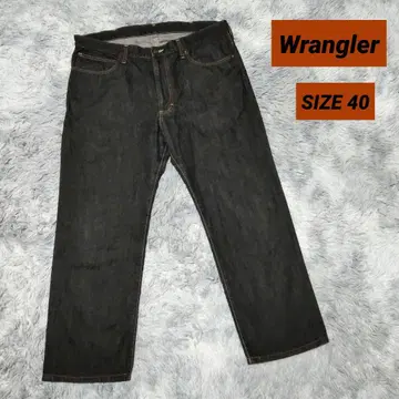 Wrangler W0383 남성용 데님 팬츠 블랙 SIZE 40