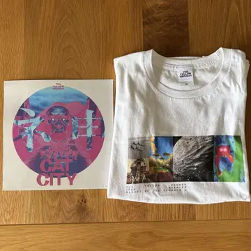 THE YELLOW MONKEY 투어 티셔츠 CAT CITY 메가 재킷