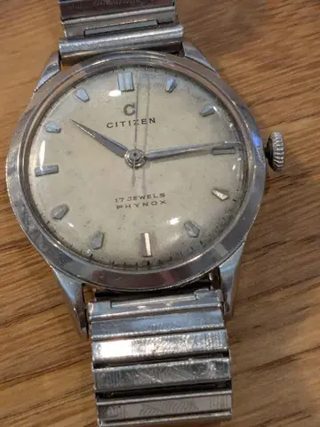 CITIZEN C 마크 수동 와인딩 시계 17JEWELS PHYNOX