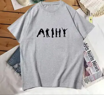 BTS ARMY 로고 티셔츠 그레이 XL