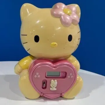 헤이세이 레트로 헬로키티 말하기 알람 시계 대