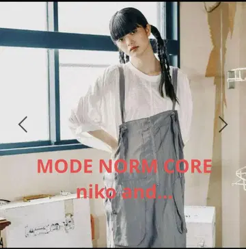 니코앤드[MODE NORM CORE] 테로테로 밀리터리 포켓 원피스 M