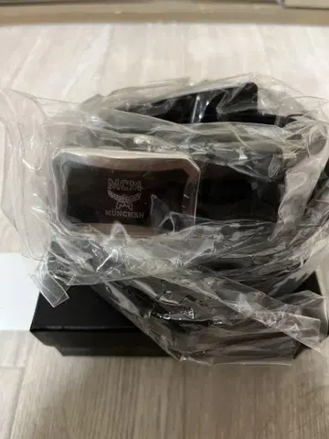 엠씨엠 벨트 블랙 새상품