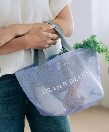 DEAN&DELUCA 메쉬 토트백 S 라일락