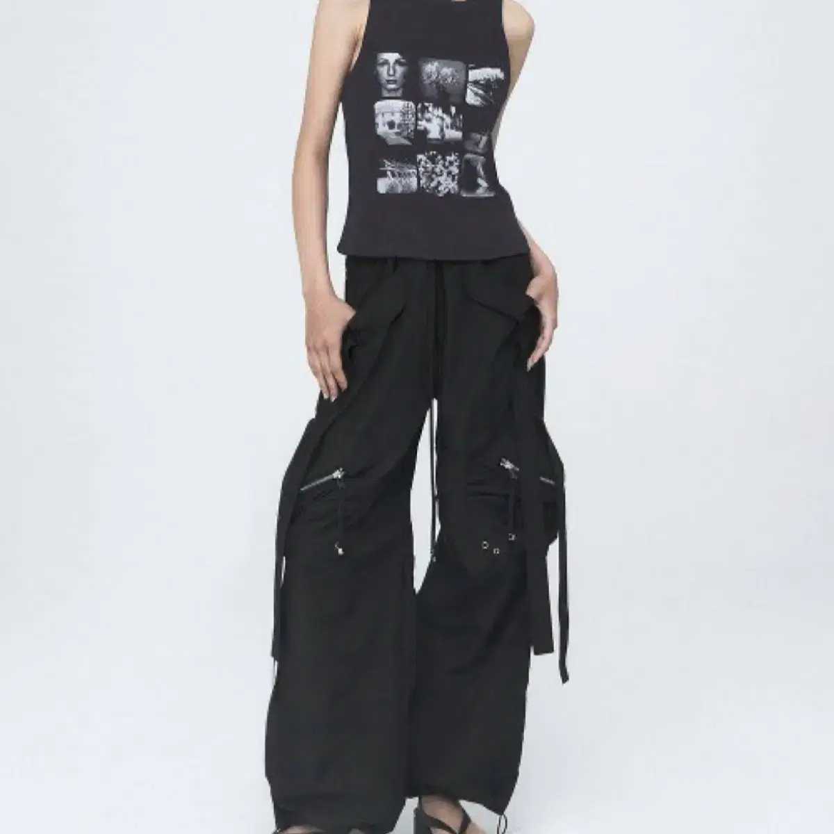 【ラスト一点】NACHE CONVEX TIE CARGO PANTSチャコール ラスト一点】NACHE CONVEX TIE CARGO PANTSチャコール - メルカリ