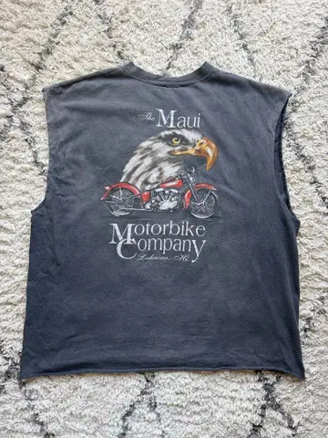 HARLEY DAVIDSON 빈티지 슬리브리스 티셔츠 XL 상당