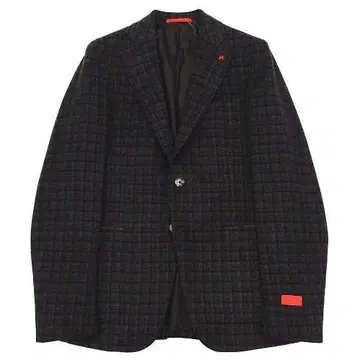 G0632S 새상품 ISAIA 울 자켓: 50 브라운/블랙