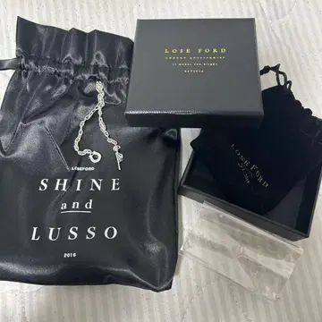 LOSE FORD 실버 체인 팔찌
