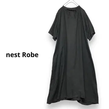 nest Robe 린넨 원피스 개더 원피스 리본 원피스