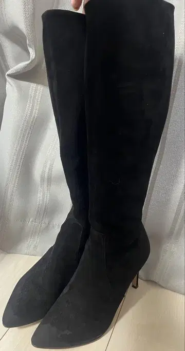 다이애나 블랙스 스웨이드 롱 부츠