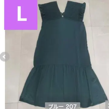 시마무라 laxdantia 주름 새틴 셔링 원피스 L 사이즈