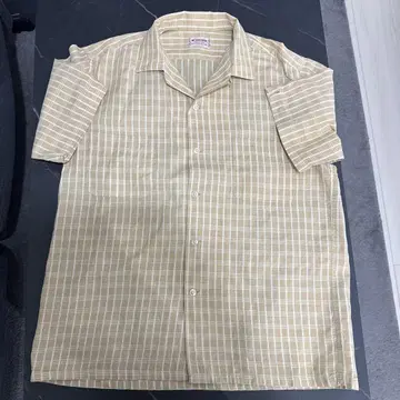 60s McGregor 체크 무늬 반팔 셔츠
