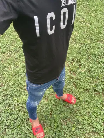 디스퀘어드 ICON 로고 티셔츠