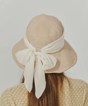 Chapeau d'O 리본 포함 밀짚모자 59cm