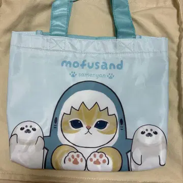 시마무라 모프 샌드 mofusand 미니 토트백 상어냥