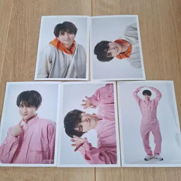 초특급 하루 캐러멜 하트 브로마이드 5장