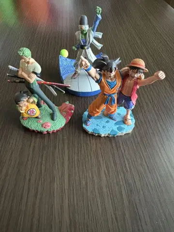 드래곤볼 원피스 콜라보 피규어