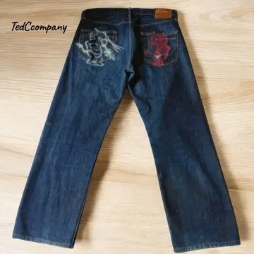 Tedcompany DEVIL 3호 W86cm L70cm 셀비치 데님