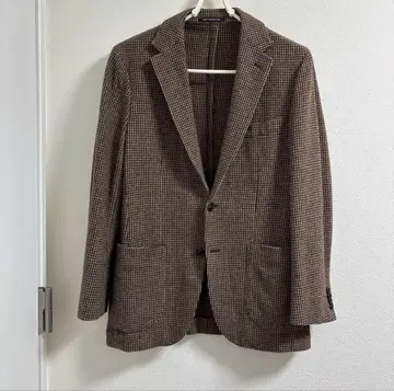 UNITED ARROWS 트위드 자켓 46 브라운 남성용