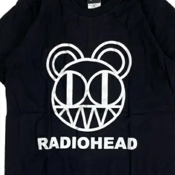 Wall of Fame Radiohead 티셔츠 M 블랙 블랙 미사용