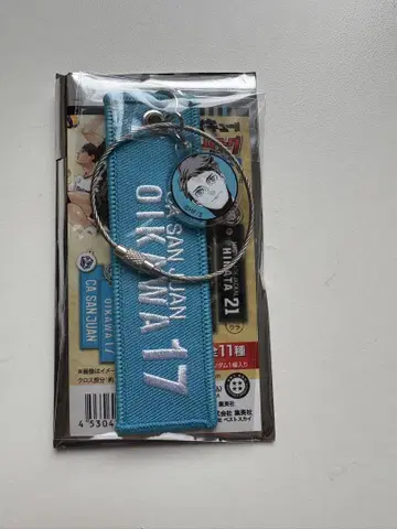 하이큐!! 오이카와 토오루 크로스 키링