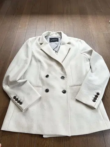 아이보리 더블 브레스트 테일러드 자켓