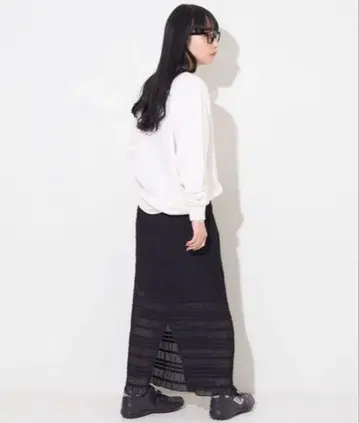 FREAK'S STORE 시어 프릴 개더 스커트