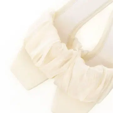 RANDA 개더 디자인 시어 뮬 여성용 뮬 샌들