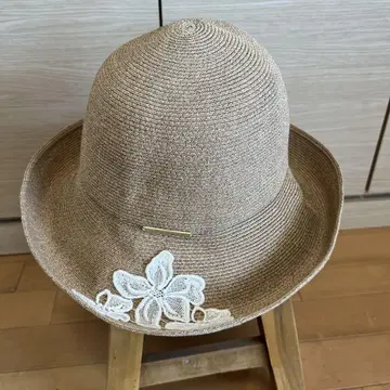 Alihea New York 밀짚모자 꽃 자수 장식